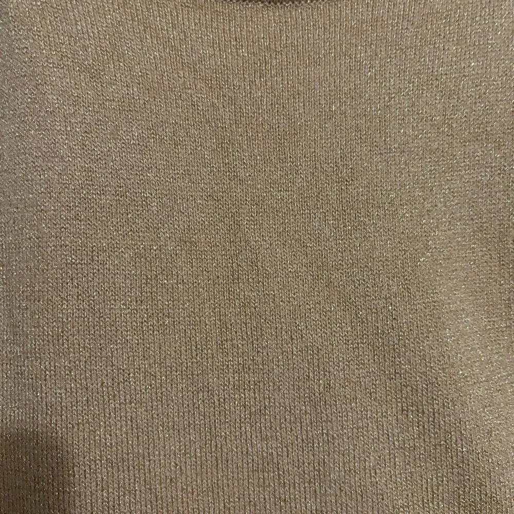 ✨ ST. JOHN BASICS Gold Knit Tank Shell Top | Size Large
